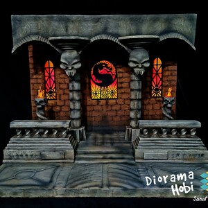 Mortal Kombat - Temple Stage Diorama