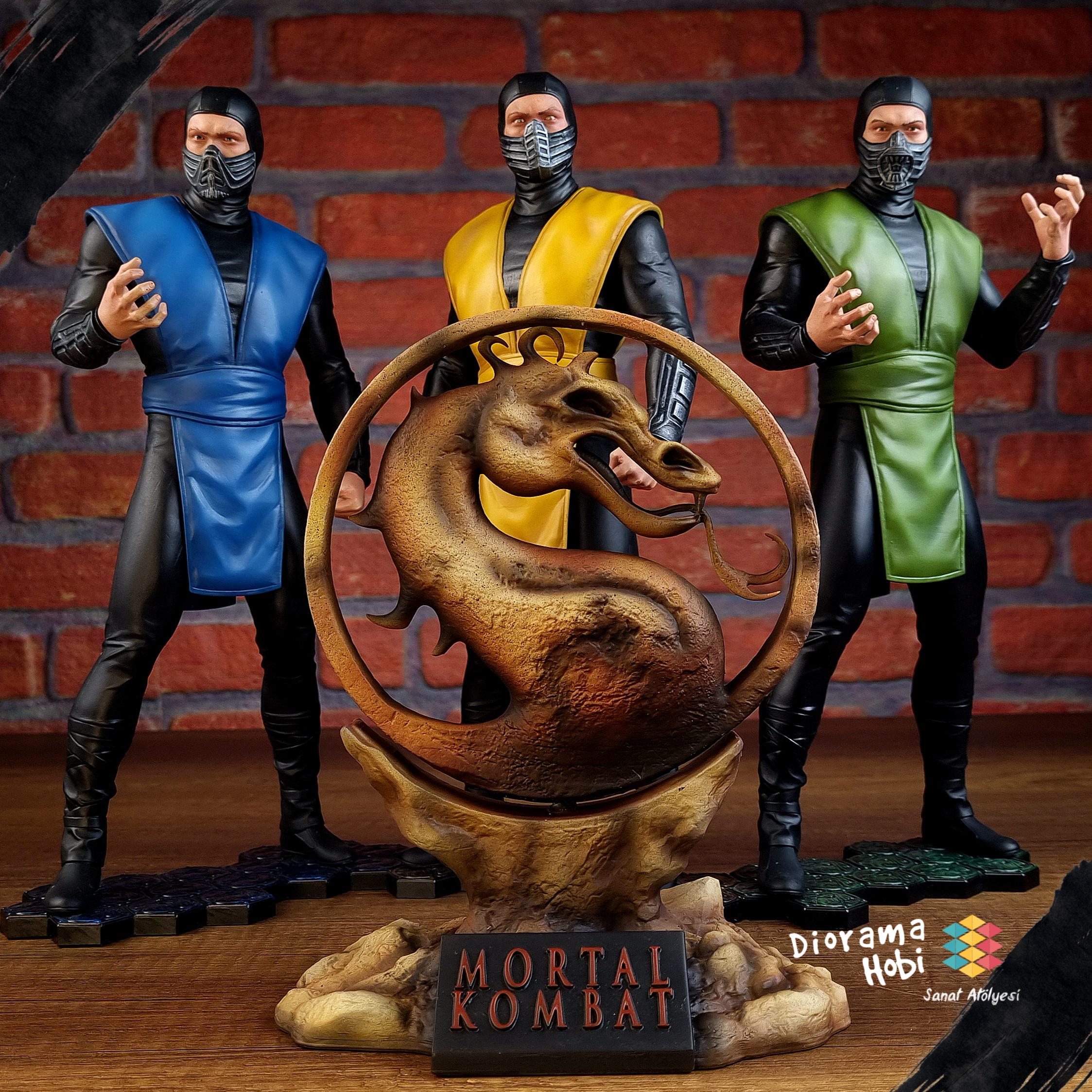 Mortal Kombat Klassic Ninja 1/6 Statue - Etsy