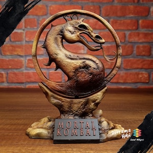 Mortal Kombat Movie Realistic Dragon Logo