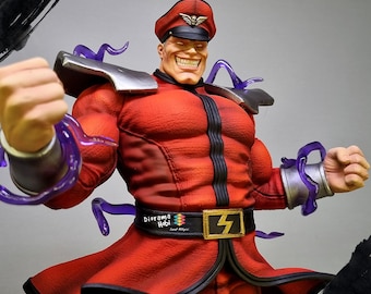 【ラスト１セット】各メーカー×1091×BISONトリプルコラボ Street Fighter - M. Bison Custom Statue 1/6 30cm - Etsy