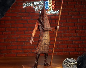 Silent Hill 2 - Custom Fan Art - Red Pyramid Head 1/6 39cm