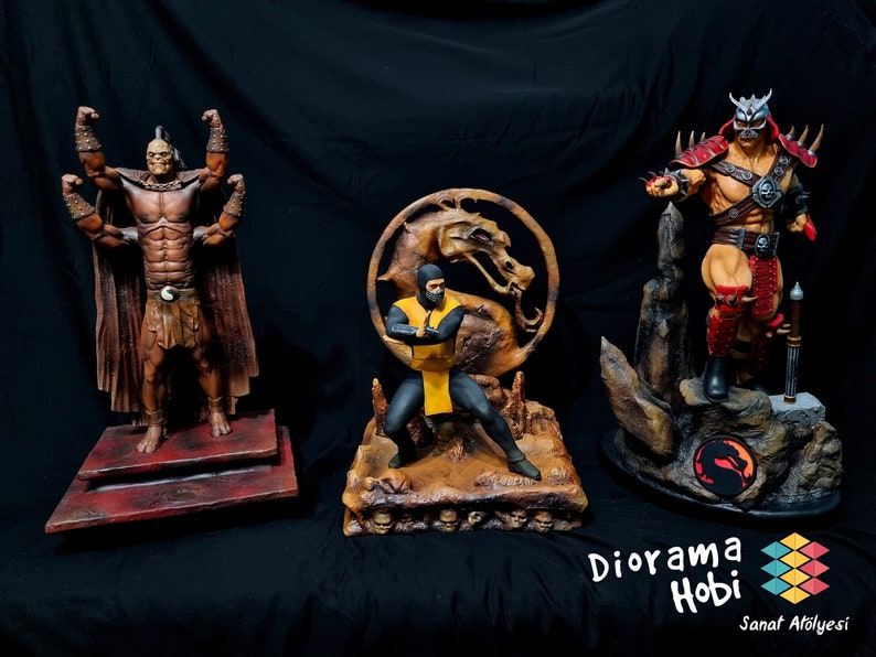 Mortal Kombat Custom Shao Kahn 1/6 Scale Statue Etsy