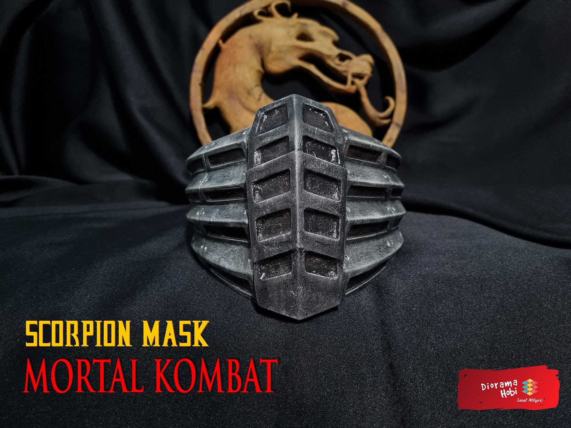 Mortal Kombat Scorpion Mask from the 1995 Movie - Etsy