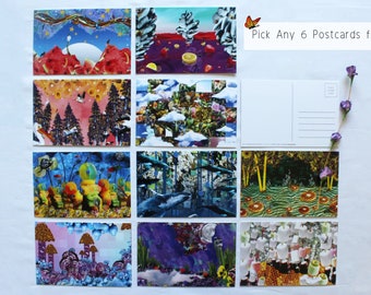 Pick Any 6 Postcard Pack