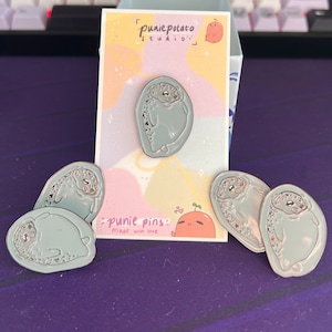Adorable Chonky Ringed Seal - Enamel Pin