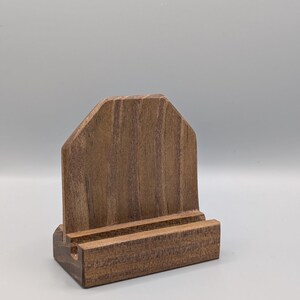 Beezer's Trading Card Display Stand Pine - Reclaimed