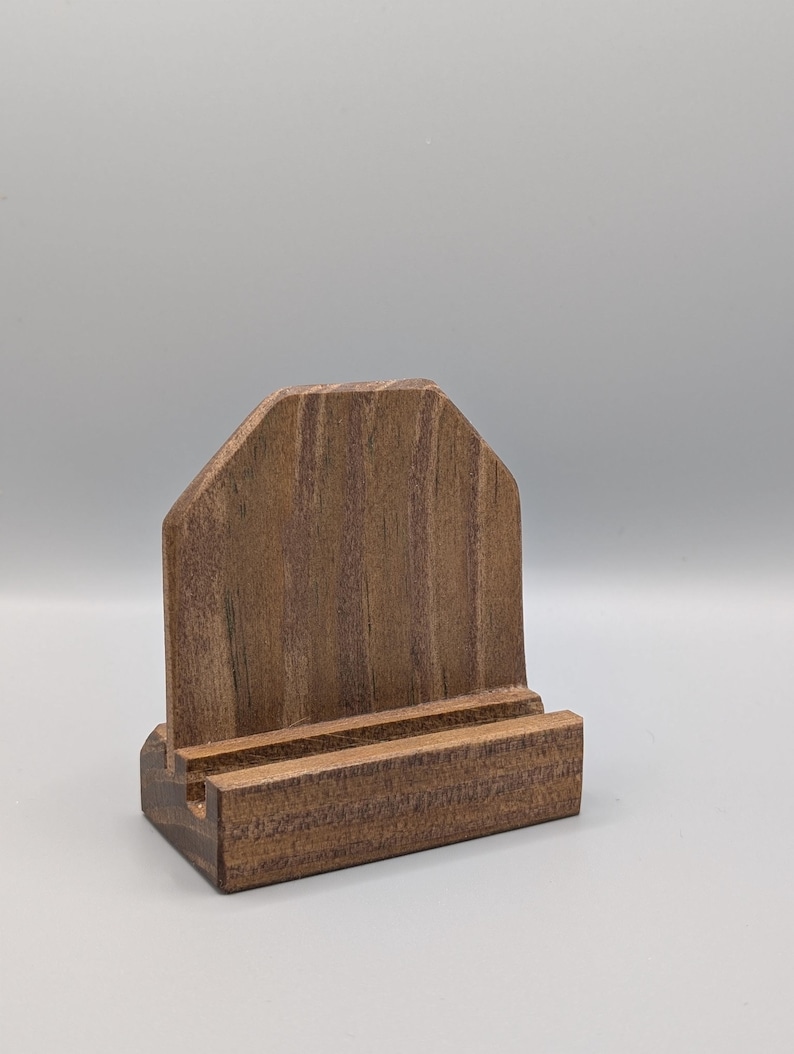 Beezer's Trading Card Display Stand Pine - Reclaimed