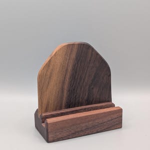 Beezer's Trading Card Display Stand Black Walnut