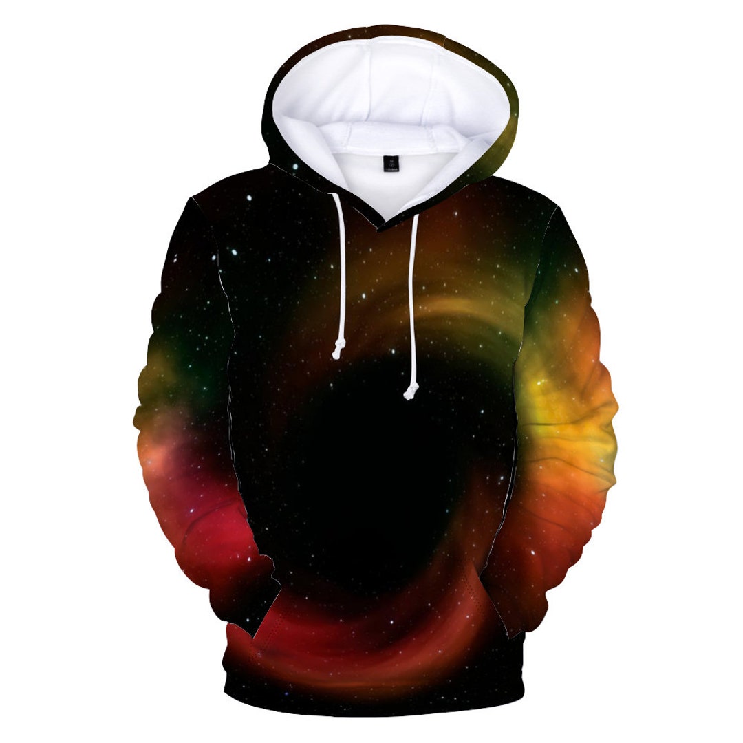 Galaxy Black Hole Hoodie Nebula Space Hoodie Universe - Etsy