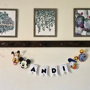 Customizable MICKEY MOUSE CLUBHOUSE Inspired Birthday Banner