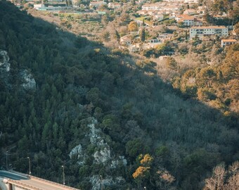 autoroute panoramique dans le sud de la France