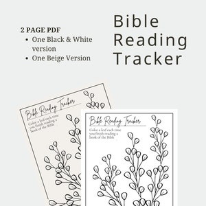 Leafy Bible Reading Tracker