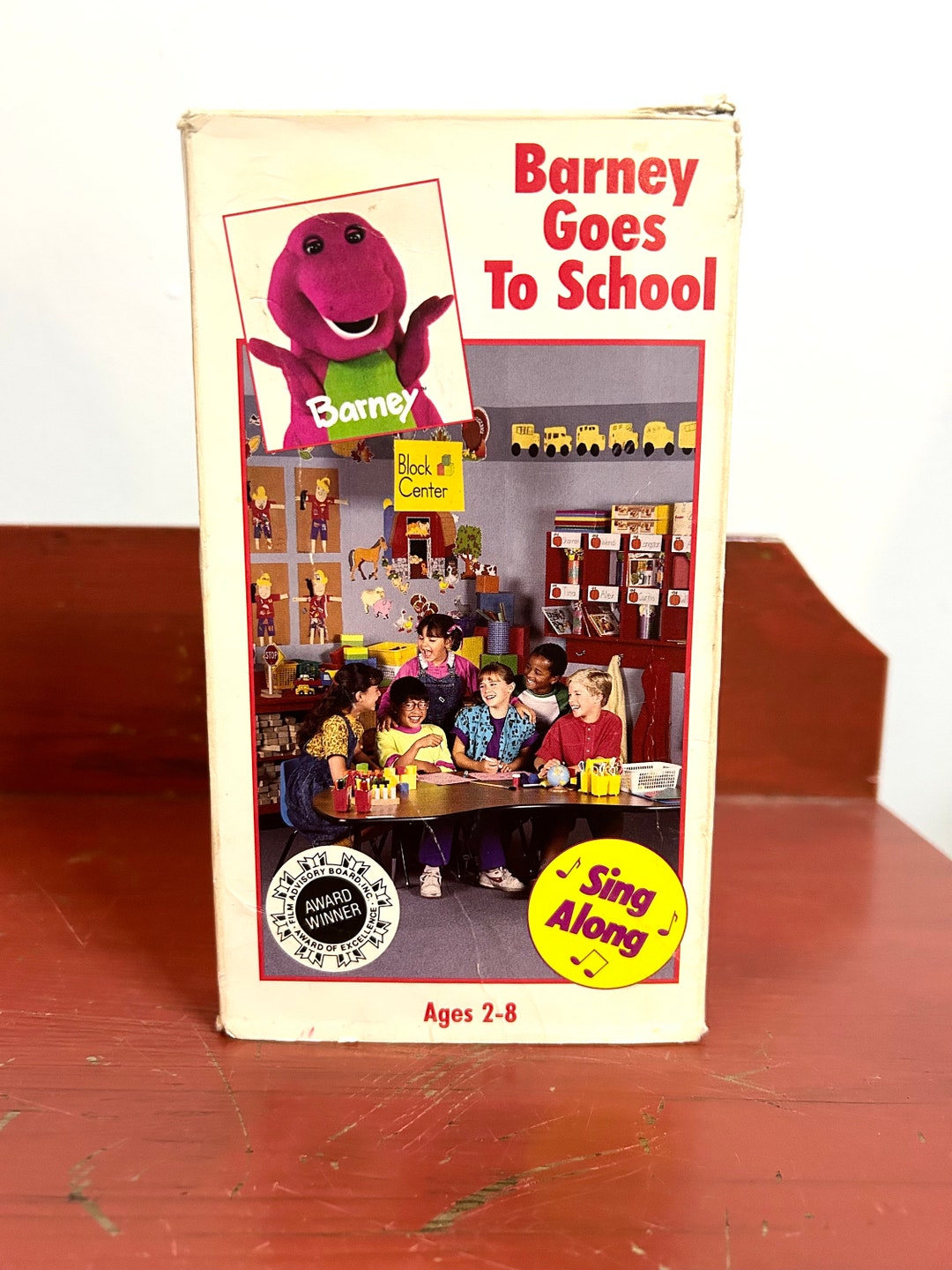 1990 Barney Goes to School Nostalgic VHS Sing Along Etsy