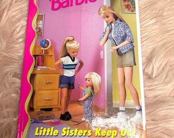 1989 Barbie Little Sisters Keep Out Vintage Mattel Book