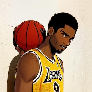 Kobe Bryant - NBA Icons (11&quot; x 17&quot; Print)