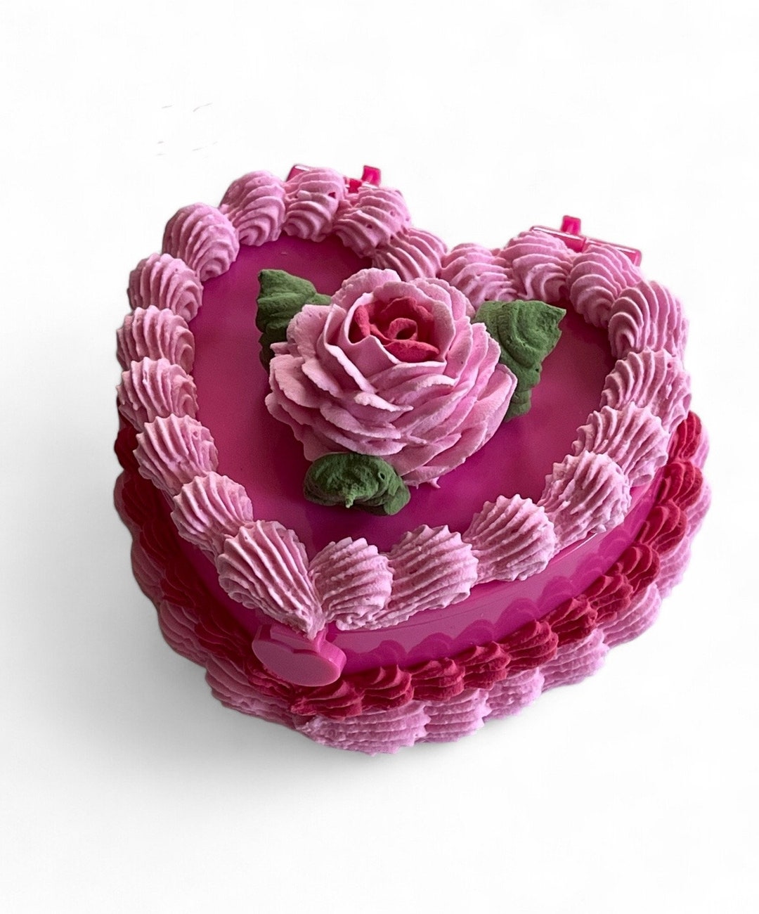 Faux Small Pink Rose Jewelry Cake Box - Etsy