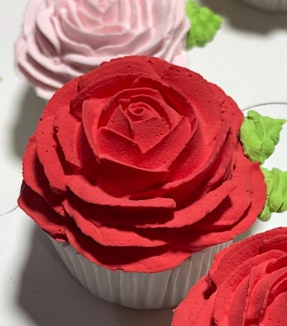 Giant Single Rose Cupcake is Seven Colors - Etsy