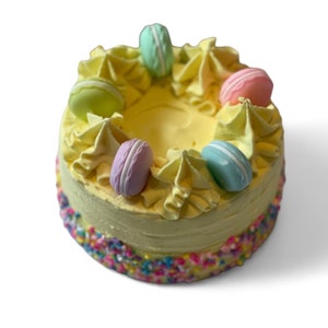 Bolo pequeno de macaron falso/bolo falso