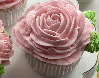 cupcakeさま　ローズのサンプル Giant Single Rose Cupcake is Seven Colors - Etsy
