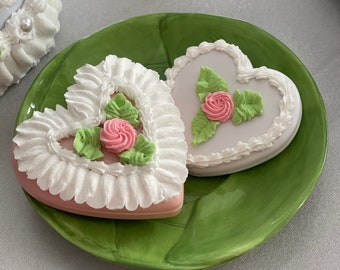 Brosse à cheveux ou miroir Shabby Chic Mini Cake Compact