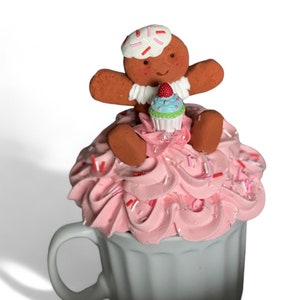 Jumbo Gingerbread Mug Topper and Mug