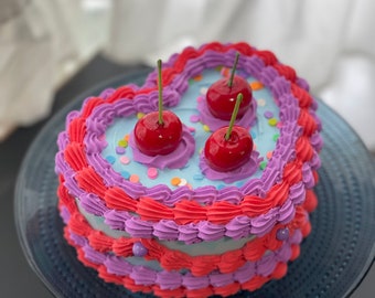 Boîte à bijoux de fête parfaite, faux gâteau