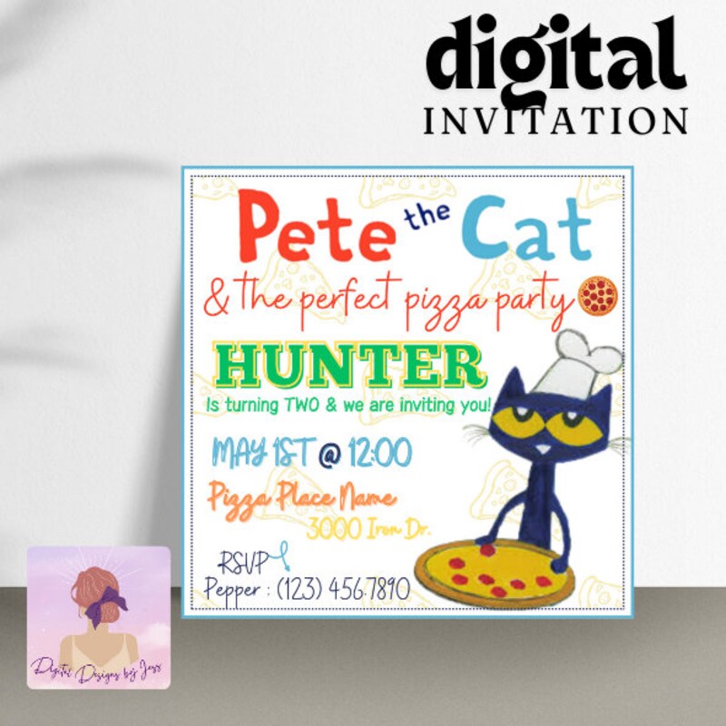 Pete the Cat Birthday - Etsy