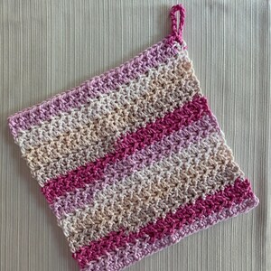 Pattern Only-Crochet Soft Texture Washcloth