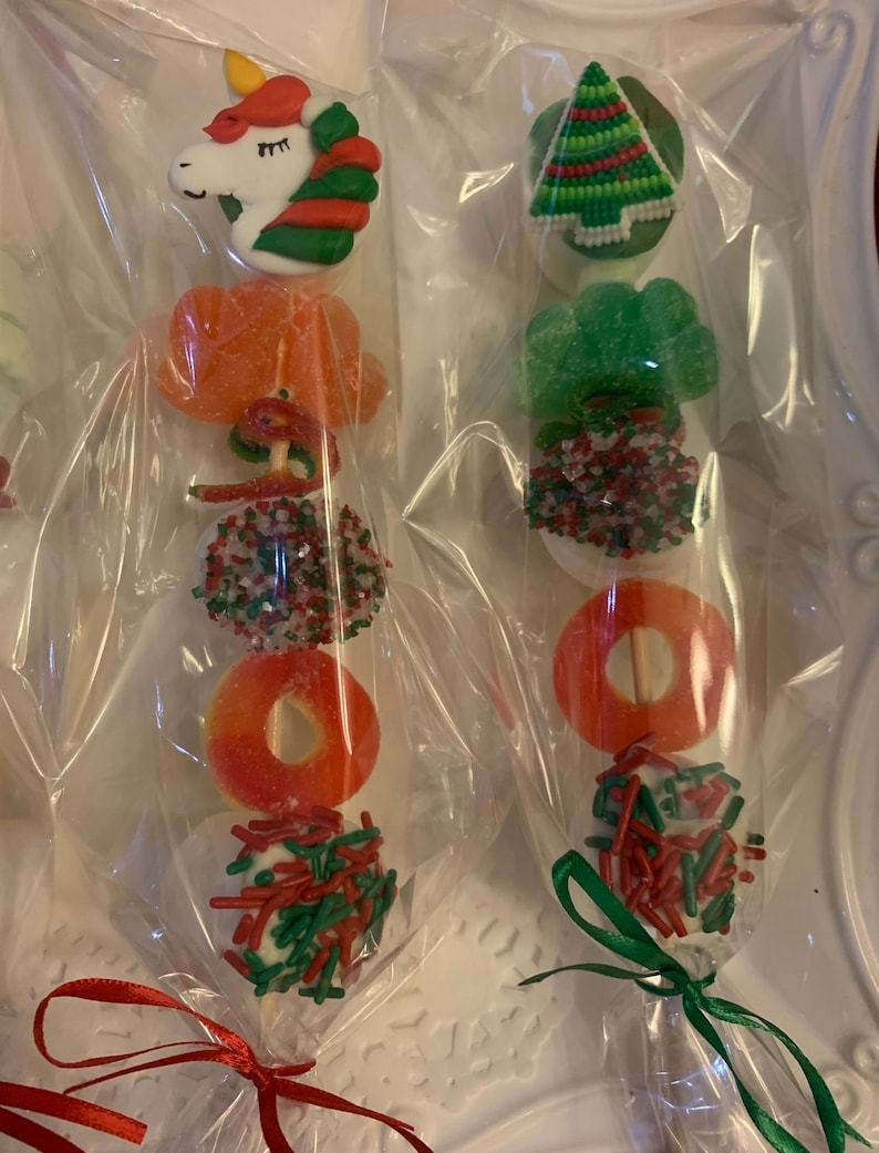 Christmas Candy Kabobs Etsy