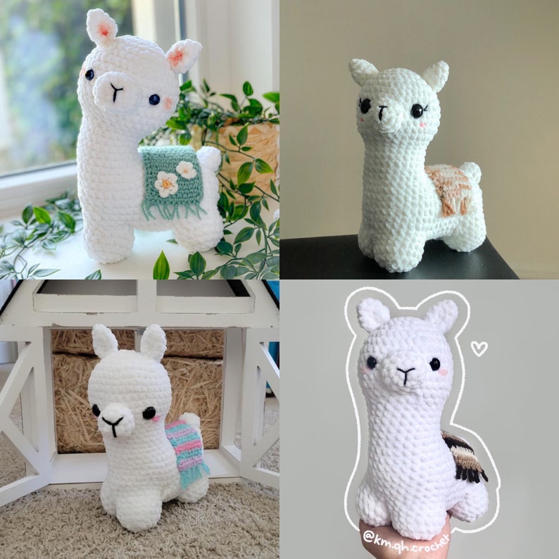 Layla the Llama Crochet PDF PATTERN Llama crochet pattern, crochet animal, crochet plushies, crochet amigurumi, Alpaca crochet, llama gift image 4