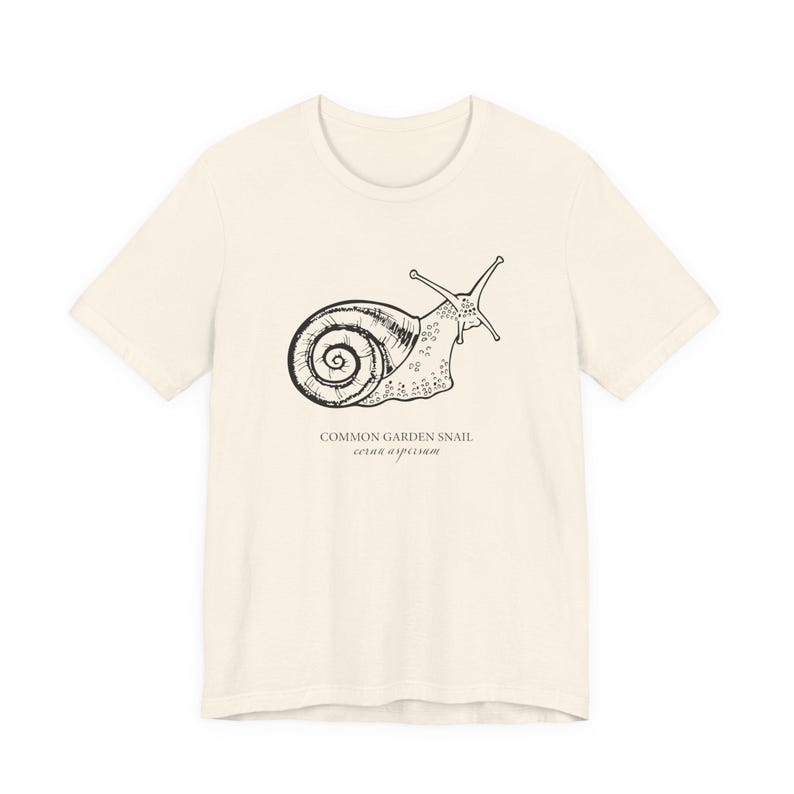 Cottagecore Snail Shirt, Botanical Garden Tee, Nature Lover Gift Natural