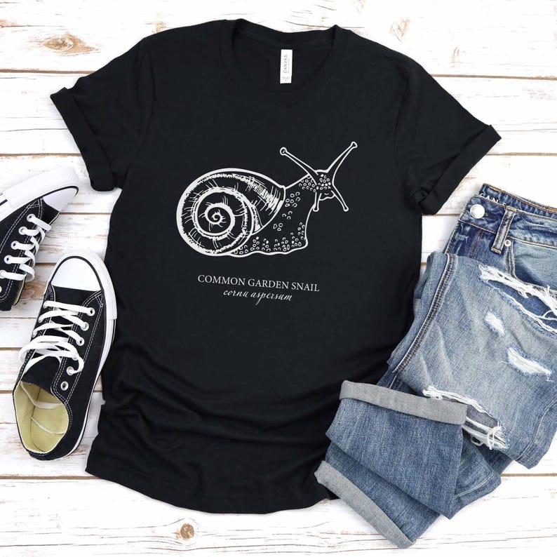 Cottagecore Snail Shirt, Botanical Garden Tee, Nature Lover Gift image 1