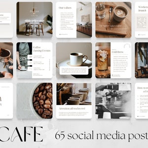 65 modelos de postagem em mídia social para cafés, padarias, cafeterias ou indústrias alimentícias | marketing empresarial Instagram Design de conteúdo do Facebook
