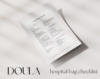 Hospital Bag Checklist