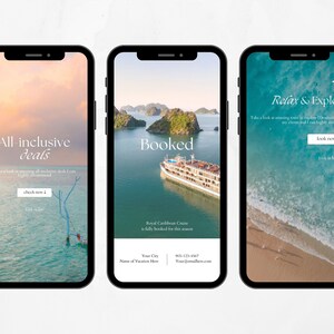 70 Travel Social Media Stories Templates Facebook Instagram IG, Travel ...
