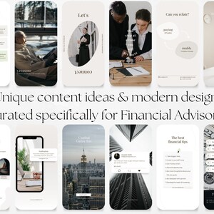60 Financial Advisor Social Media Stories Templates | Personal Finance ...