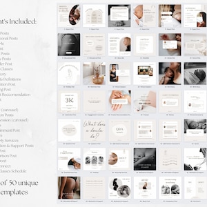175 Doula Bundle: 50 Posts, 50 Stories, 75 Highlights | Birth Worker ...
