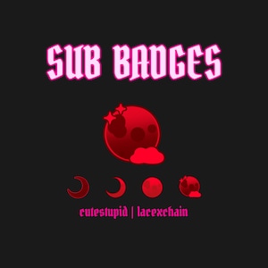 Insignias sub lunares / Rojas