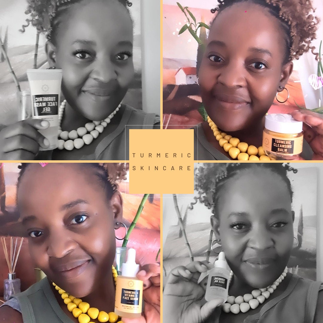 Tumeric 3 piece skincare combo.