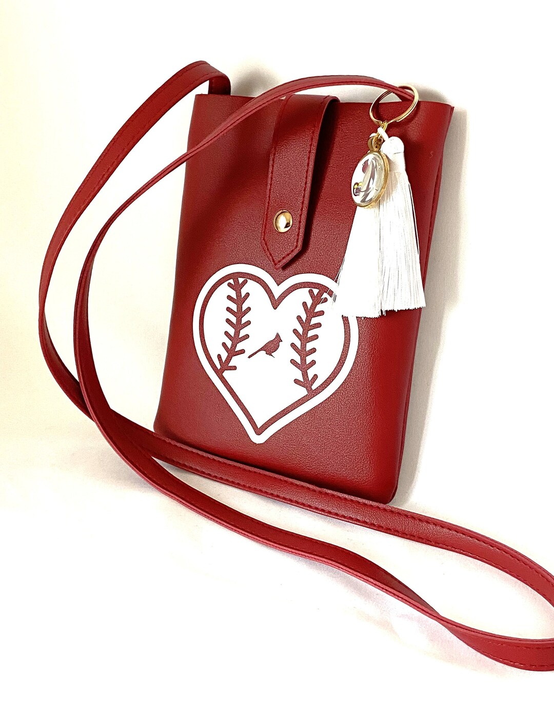 St. Louis Cardinals Fan Crossbody Purse Bag Phone Carrier Etsy