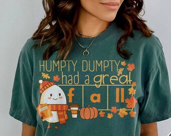 Humpty Dumpty Comfort Colors Shirt, Fall Teacher Shirt, Autumn Science of Reading Tee, Reading Interventionist Back to School Shirt, SOR