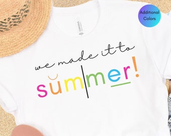 Chemise d'été, chemise de fin d'année pour professeurs de lecture, chemise de vacances d'été science de la lecture, chemise dernier jour d'école