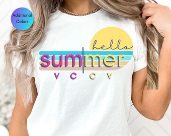 Bonjour chemise d'été, cadeau de fin d'année pour les professeurs de lecture, science de la lecture chemise de vacances d'été, chemise dernier jour d'école