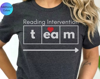 Reading Interventionist Shirt, Reading Interventionist Team Shirt, Reading Team Shirt, Science of Reading Shirt, Reading Shirt for Teachers