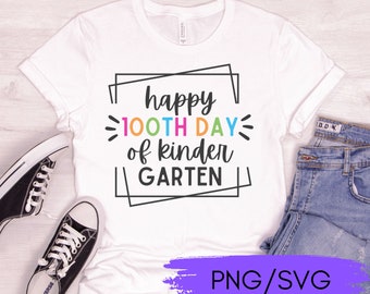 Feliz día 100 de jardín de infantes svg png, jardín de infantes 100.o día svg png, 100.o día de escuela SVG, 100.o día de jardín de infantes svg