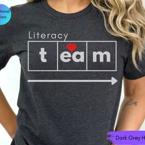 Literacy Team Shirt, Reading Team Shirt, Reading Interventionist Shirt, Reading Interventionist Team Shirt, Science of Reading Shirt