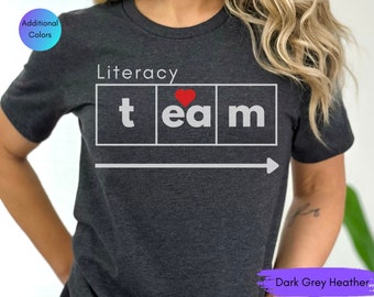 Literacy Team Shirt, Reading Team Shirt, Reading Interventionist Shirt, Reading Interventionist Team Shirt, Science of Reading Shirt