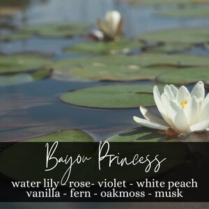 Bayou Princess | Lilia wodna, Róża, Fiołek, Biała brzoskwinia, Wanilia, Paproć, Mech dębowy, Piżmo | Perfumy inspirowane Disneyem