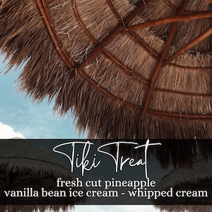 TIKI TREAT | Fresh Cut Pineapple, Vanilla Bean Ice Cream, Whipped Cream | Disney Inspired Perfume