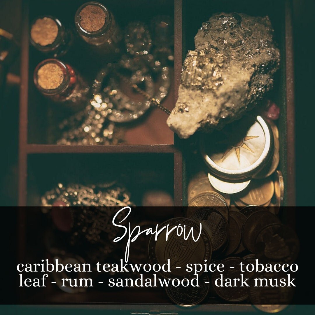 SPARROW | Caribbean Waters, Teakwood, Spice, Tobacco Leaf, Rum, Sandalwood, Dark Musk